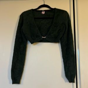 Savage X Fenty Fluff it Up Crop Bolero size 4-6